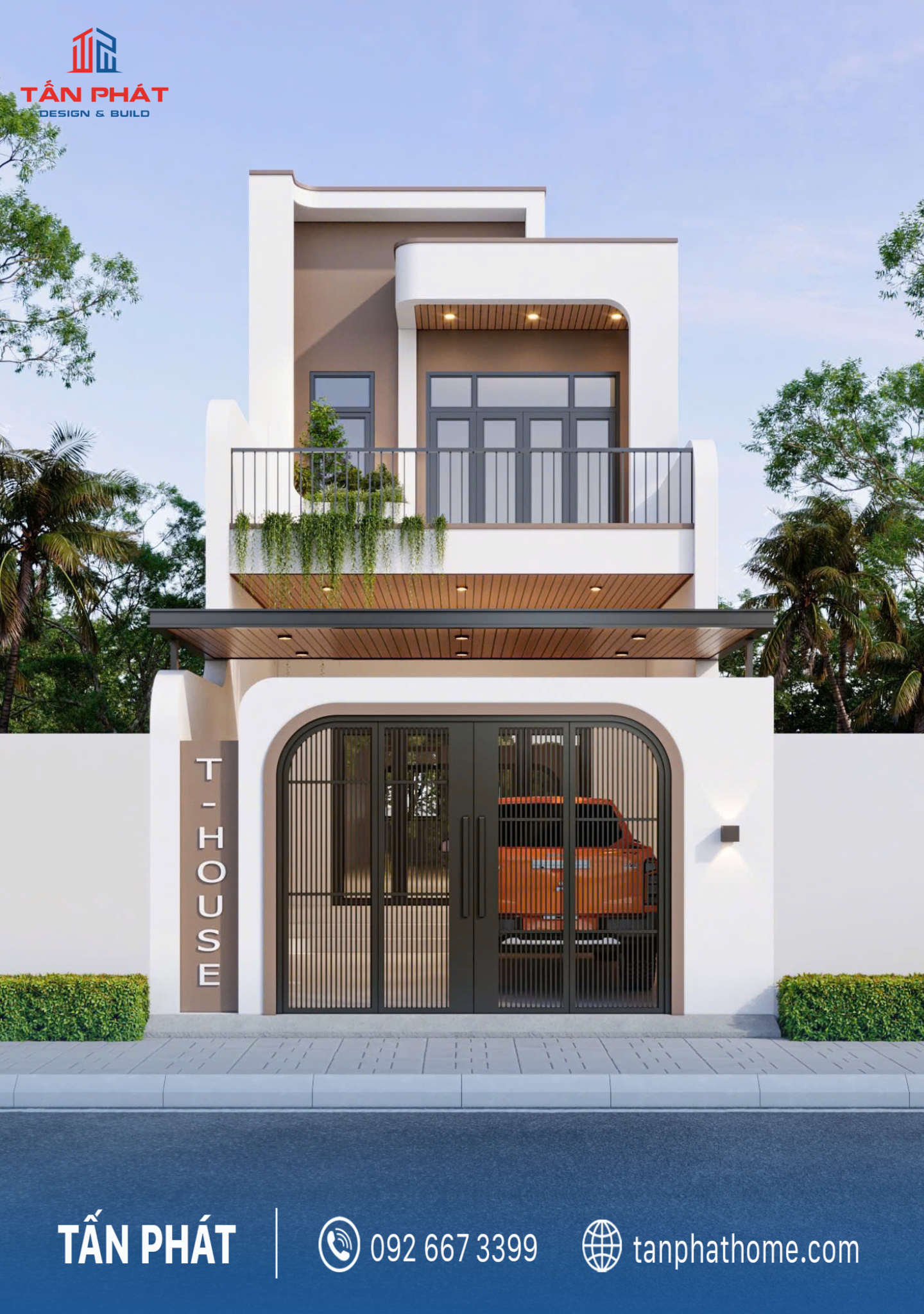 Nhà phố 2 tầng hiện đại - Anh Tấn - Thanh Hóa