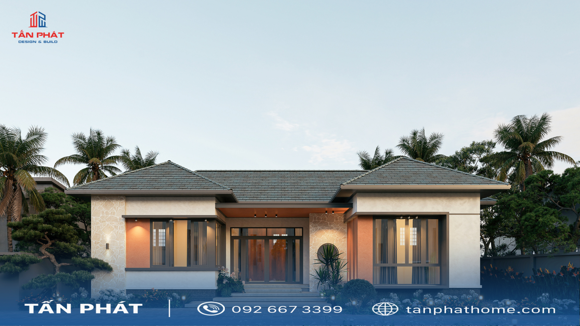 Nhà phố hiện đại 1 tầng-Anh Hùng-Hà Nội